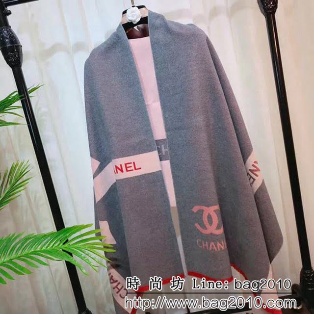 CHANEL香奈兒 2018年新款羊絨長圍巾 LLWJ6434